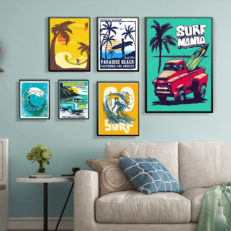 Винтажные настенные постеры из крафт бумаги с покрытием|Рисование и каллиграфия|