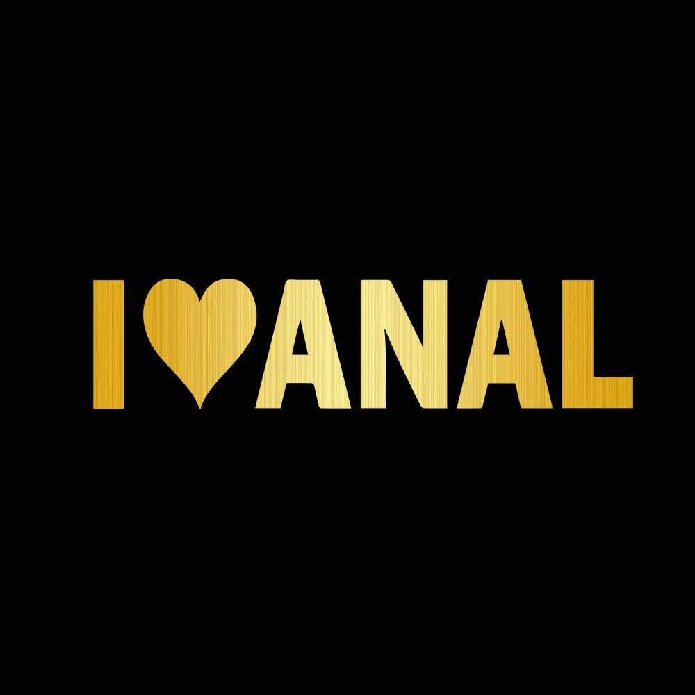 Автомобильная наклейка 15*4 см Виниловая с надписью I LOVE ANAL 6 дюймов забавная для