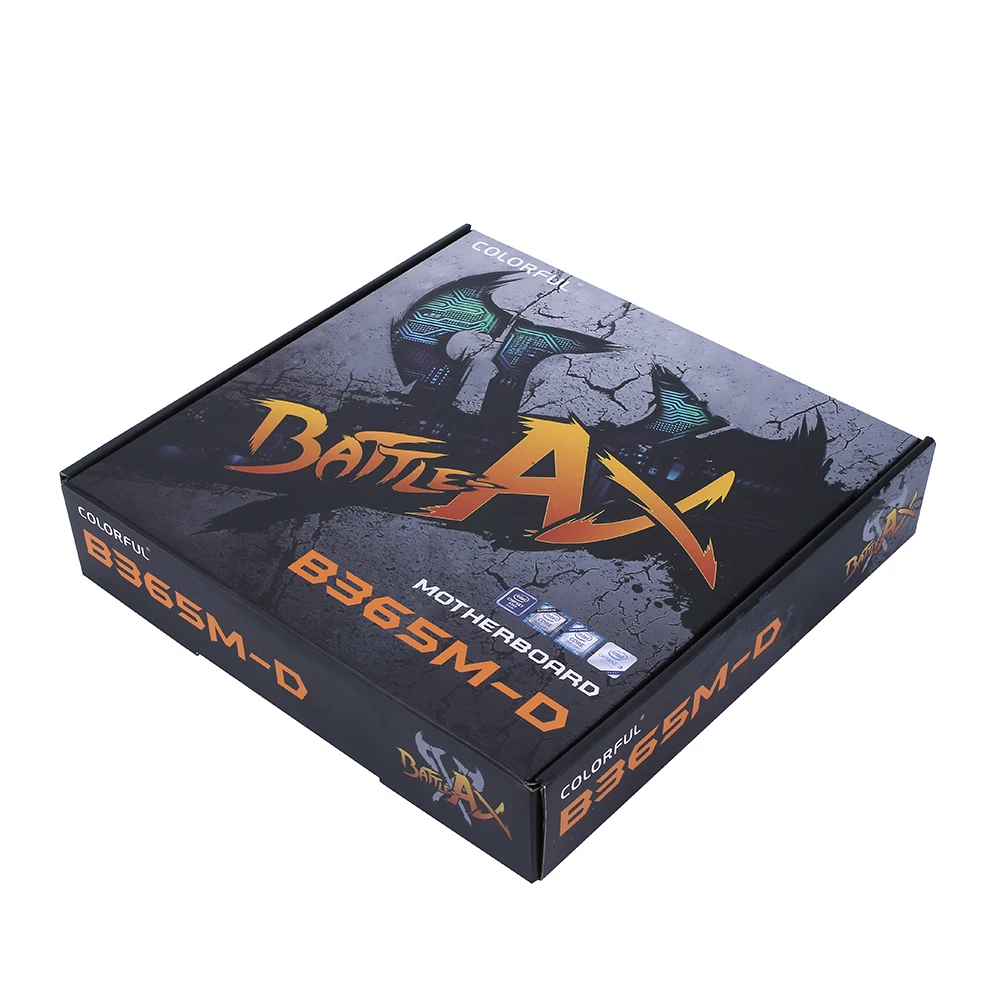 Цветная материнская плата BATTLE-AX B365M-D V20 LGA 1151, игровая материнская плата, Поддержка процессоров Intel LGA1151 coffee Lake-S