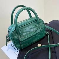 fashion portable handbags 2021 summer new ladies stone pattern one shoulder messenger bag korean casual small square bag