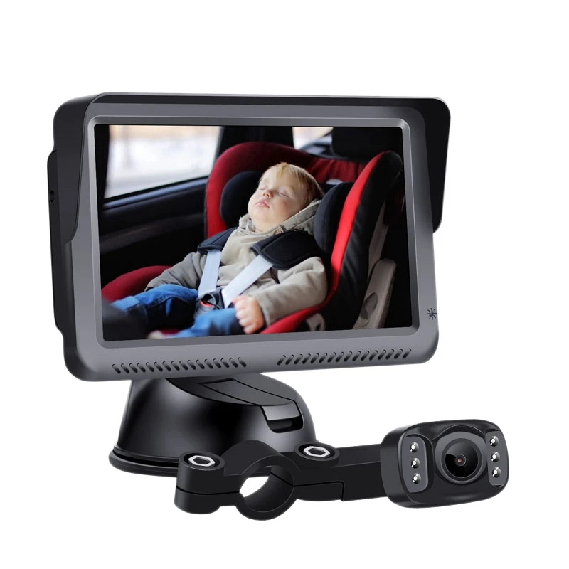 Beste Auto 5.0 Baby Display Achter View Camera Verstelbare 1080P Baby Geen Licht Nachtzicht Monitor Met Usb Charger