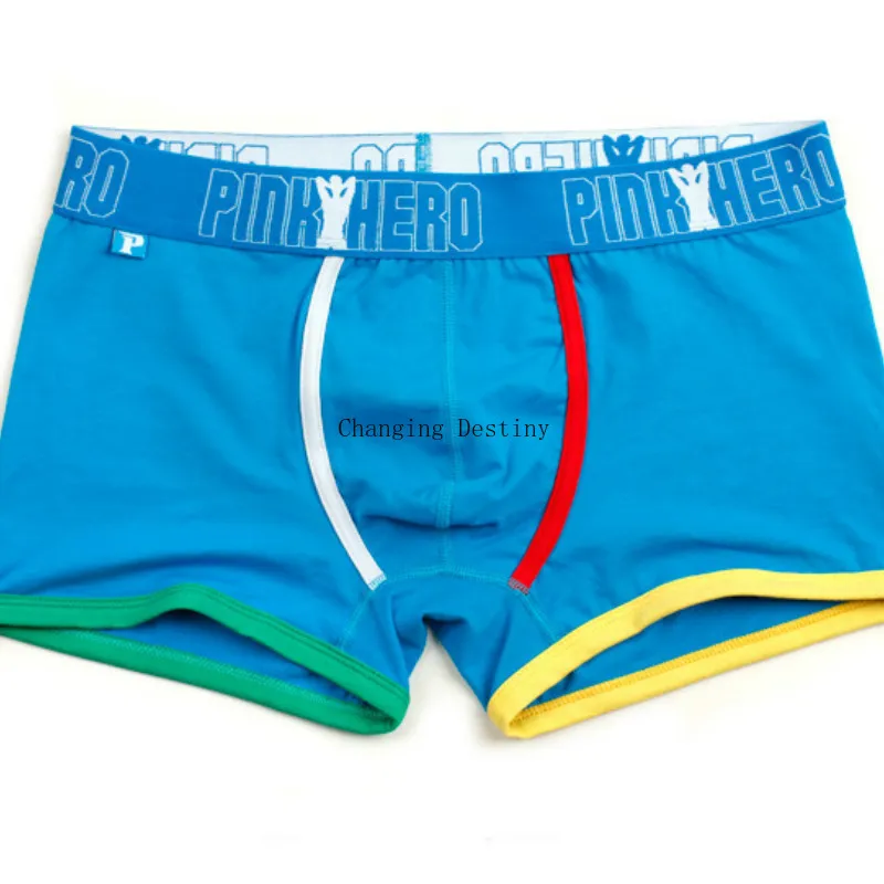 M XXL мужские хлопковые разноцветные трусы боксеры на талии и бедрах мужское