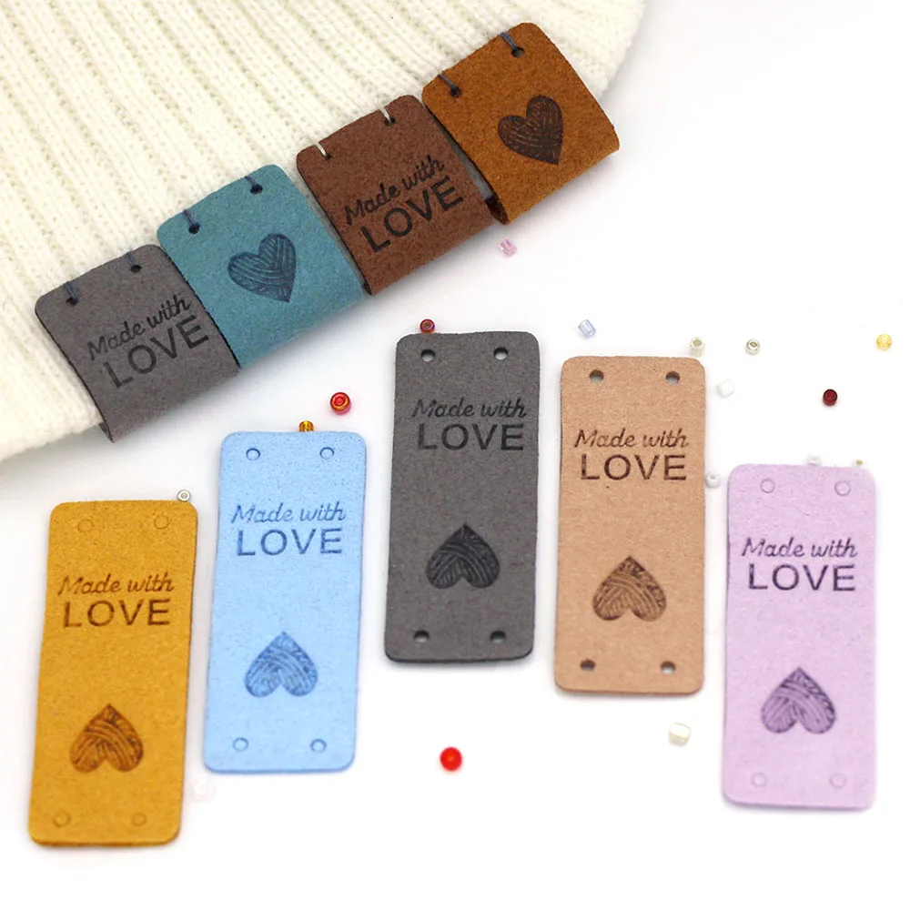 Кожаные этикетки ручной работы с любимыми бирками для шляп вязаные декоративная