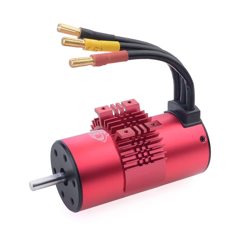 

SURPASS HOBBY Waterproof 3670 2650Kv Sensorless Brushless Motor with 120A ESC & Heatsink Cover for 1/10 RC Car