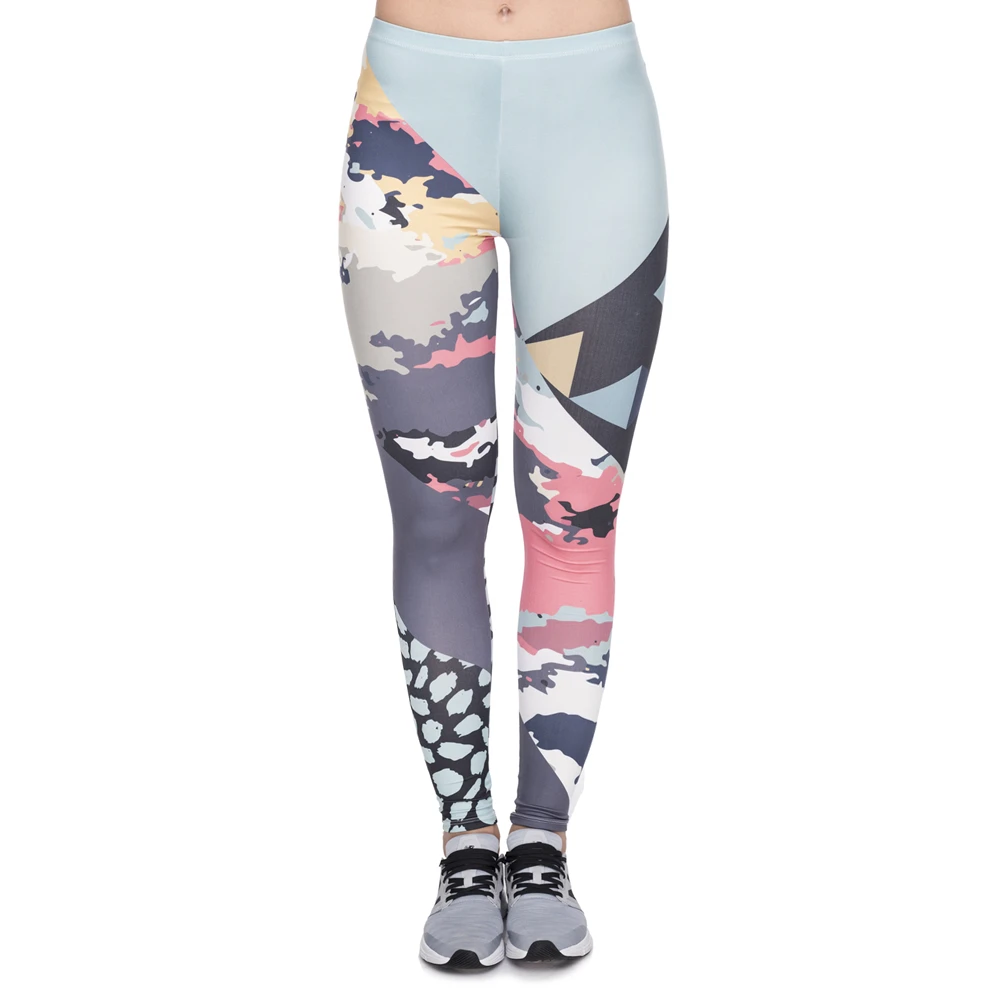

New Fashion Soft Leggins mujer Modern Camo Printing Legging Sexy Feminina Leggins Fitness Woman Pants High Quality Leggings