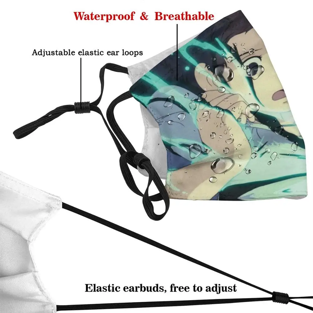 Забавная многоразовая маска для лица с фильтром Pm2.5 Забавный принт забавное