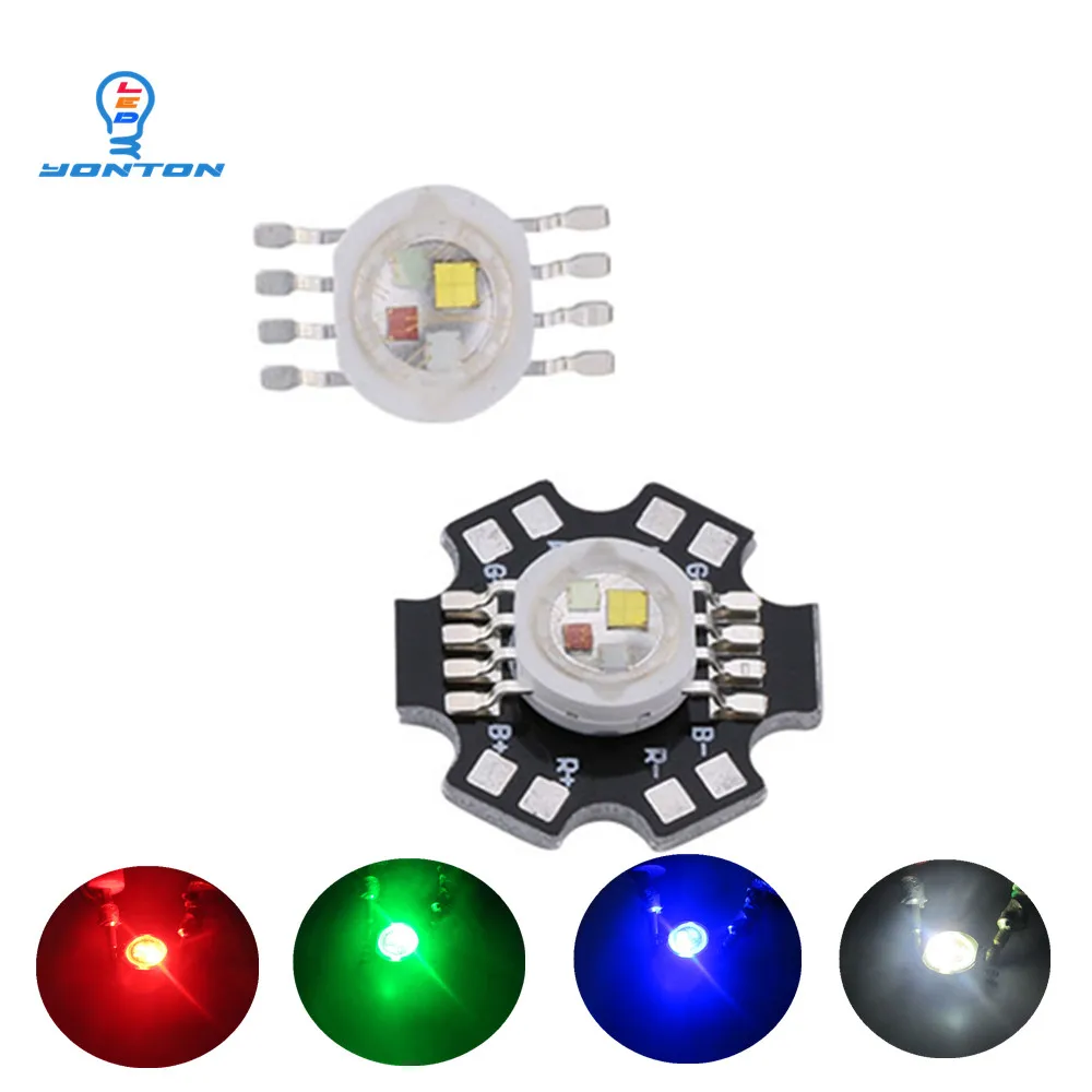 50 шт./лот 12 Вт RGBW высокой Мощность светодиодный чип 8 контактов для Diy Led