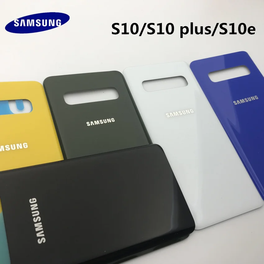 Задняя крышка аккумулятора Samsung Galaxy S10 G970 plus G975 S10e G973 пластиковая корпус двери