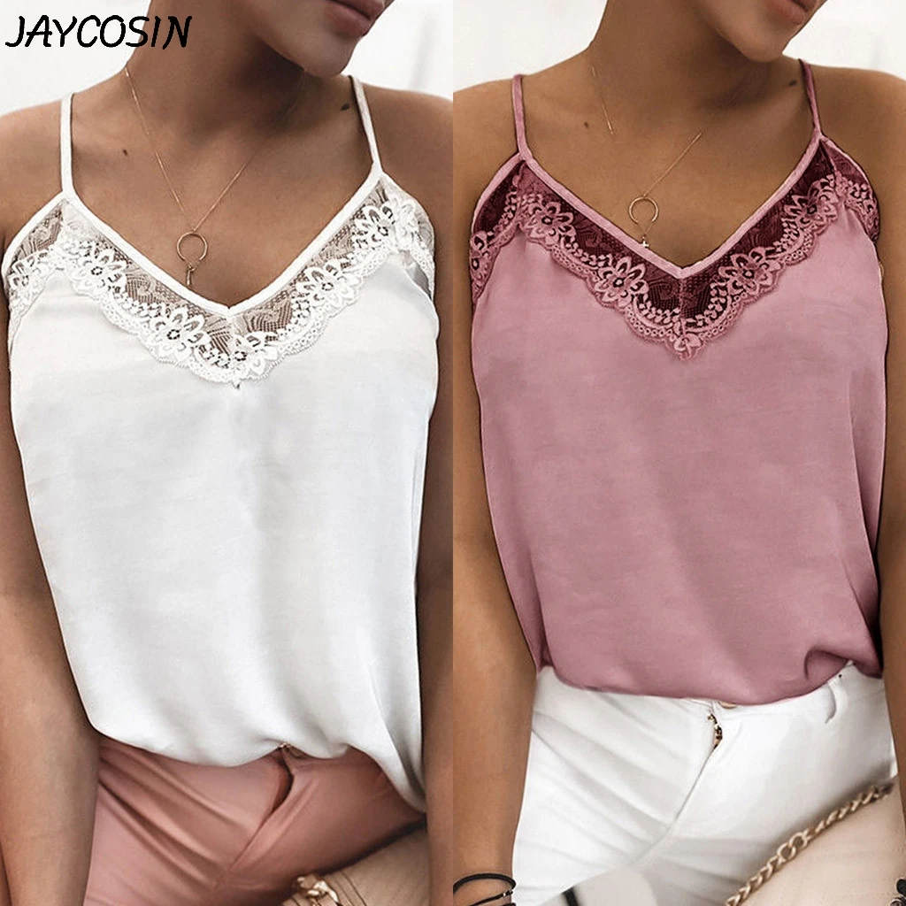 Женский кружевной жилет модная майка без рукавов футболка нижнее белье майки