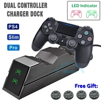 Wireless Controller Fast Charger Stand for Playstation PS4 SLIM PRO Dualshock PRO Game Pad Joystick Charging Dock Station