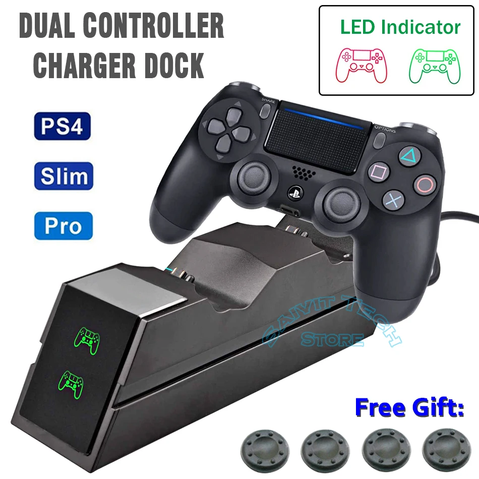 Wireless Controller Fast Charger Stand for Playstation 4 PS4/SLIM/PRO Dualshock PS PRO Game Pad Joystick Charging Dock Station |