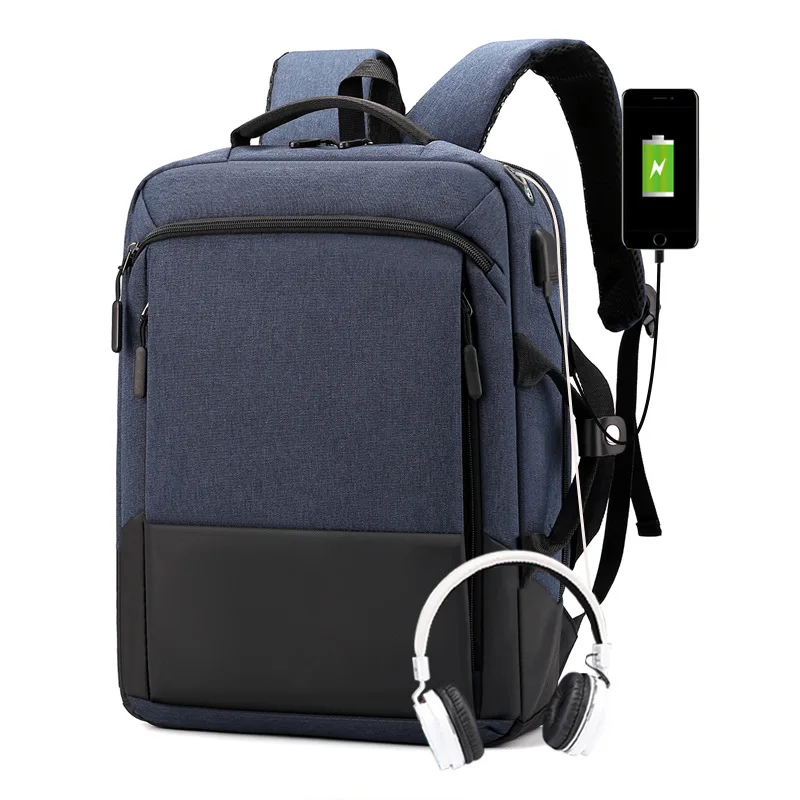 Multi Functional Businness Backpack Large Capacity Travel Bag Water proof Male 15'6 Laptop Backpack Fashion Female Shoulder Bag