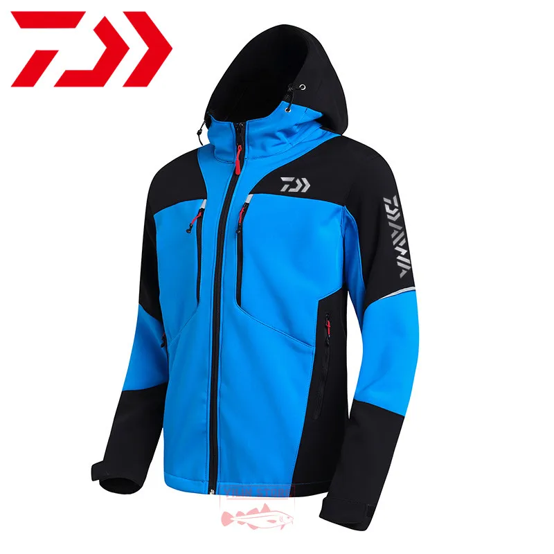 

Daiwa Fishing Windbreaker Autumn Winter Outdoor Mountaineering Warm Jacket Waterproof Sports Jacket Quick-drying Fishing Jacket