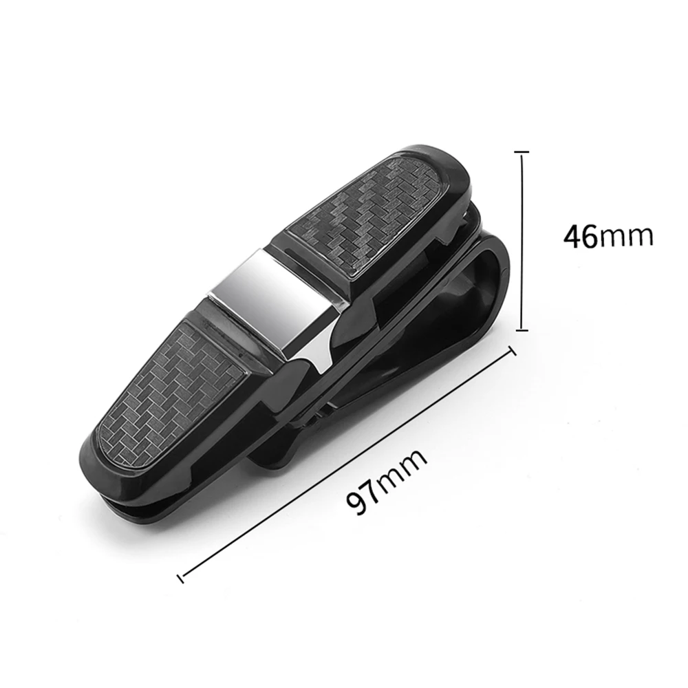 Автомобильный держатель для солнцезащитных очков с защитной губкой