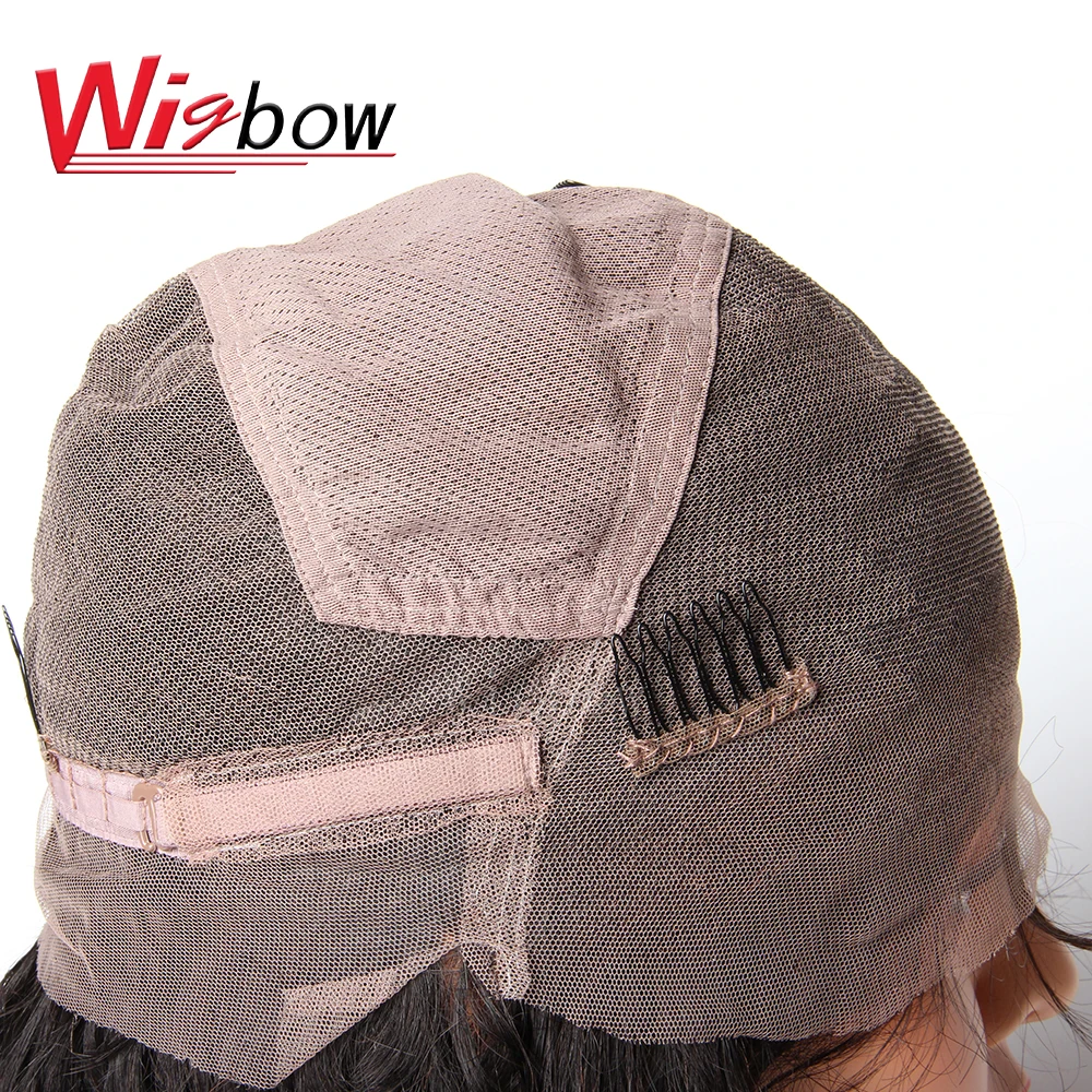 Wigbow OneCut Hair 8- 28 дюймов Бразильские Длинные человеческие волосы с глубокой волной