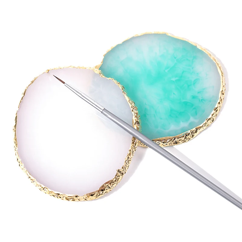 Полимерный нефрит каменная Палитра для наращивания ресниц цветной Нефритовый