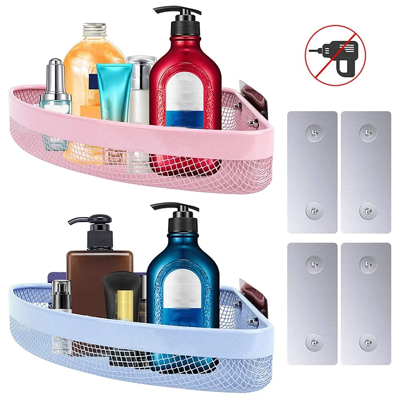 2 шт./упаковка настенный органайзер для душа из нержавеющей стали|Полки ванной| |