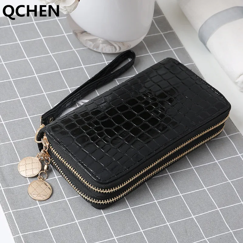 Женский кошелек модная женская дизайнерская сумка длинный Дамский клатч со