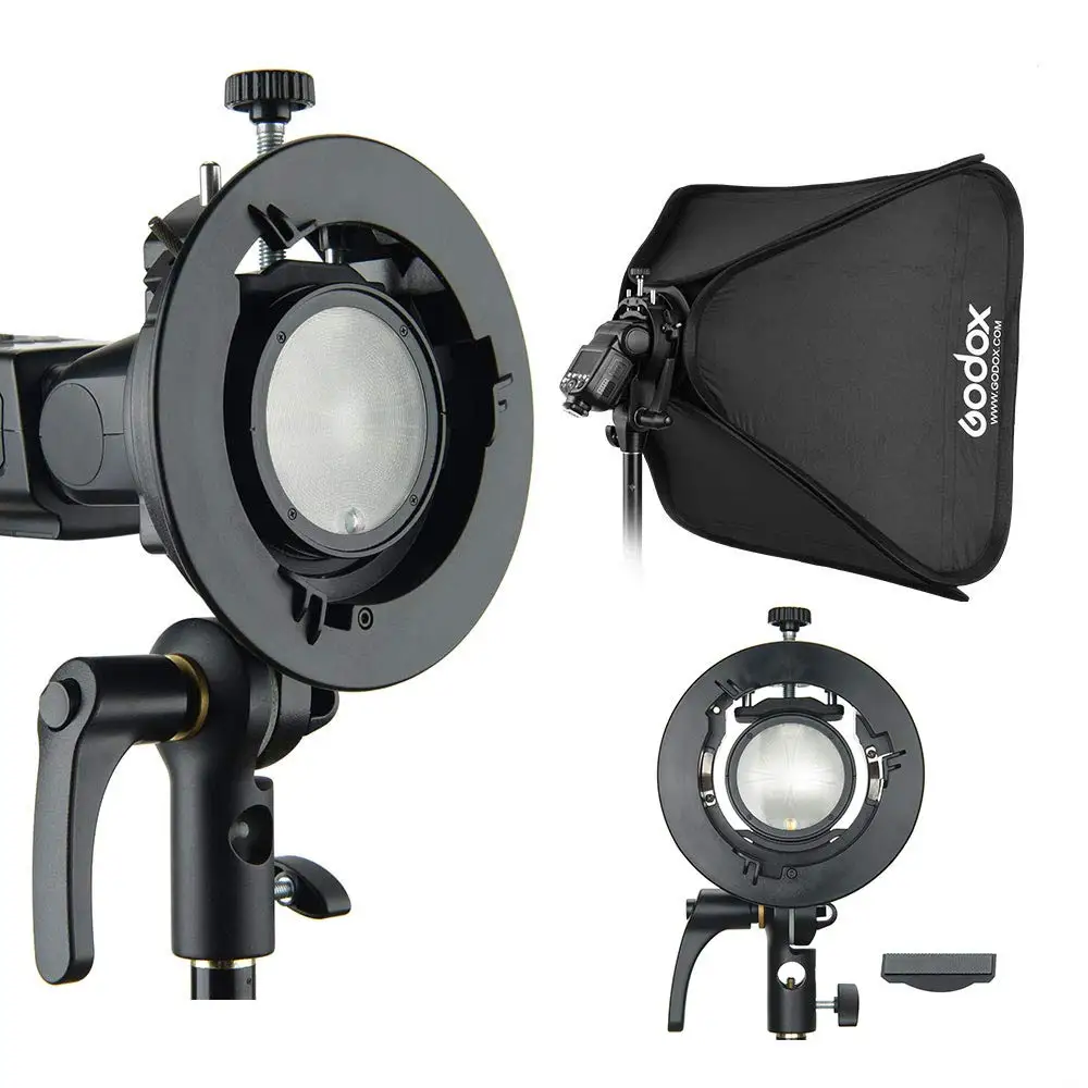 Кронштейн Godox S-Type новый ручной держатель Bowens S для Speedlite Flash Snoot soфтbox Beauty Dish Honeycomb