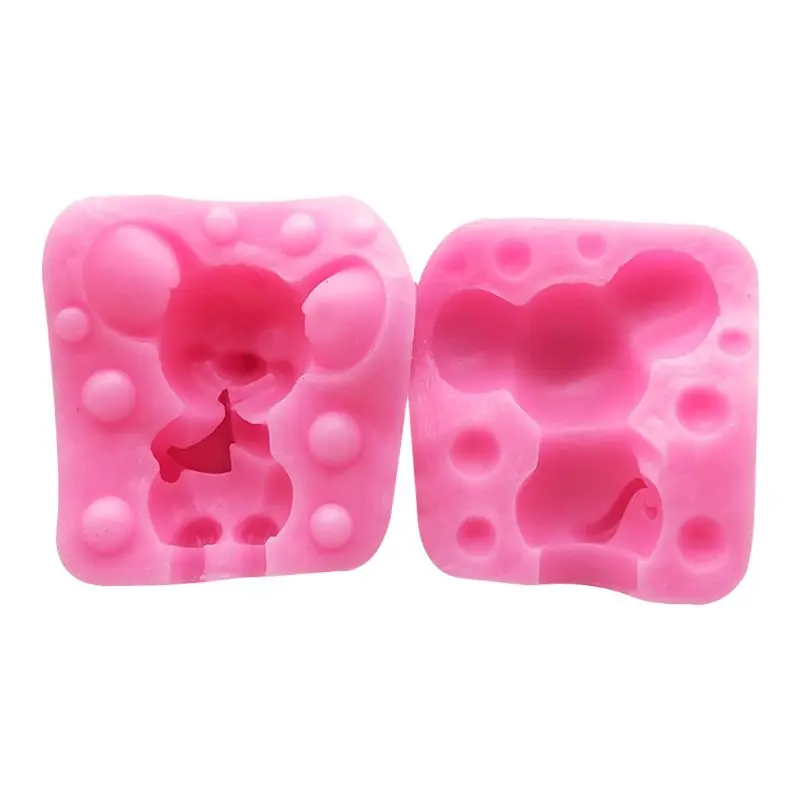 

3D Small Mouse Mousse Cakes Silicone Mold DIY Cake Decoration Candle Molds