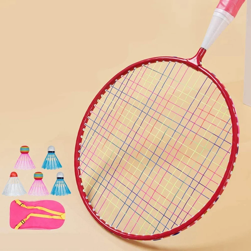 

Badminton Set for Kids Sports Rackets Junior Tennis Racquet Play Game Outdoor Toys