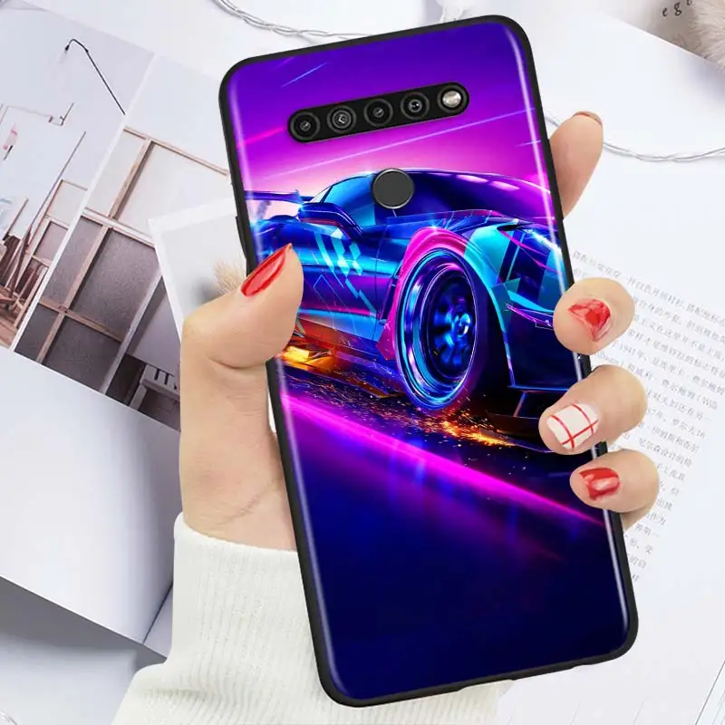 

Hot Sports Cars For LG K92 K42 K22 K71 K61 K51S K41S K30 K20 2019 Q60 V60 V50 S V40 V30 G8S G8 X ThinQ Phone Case