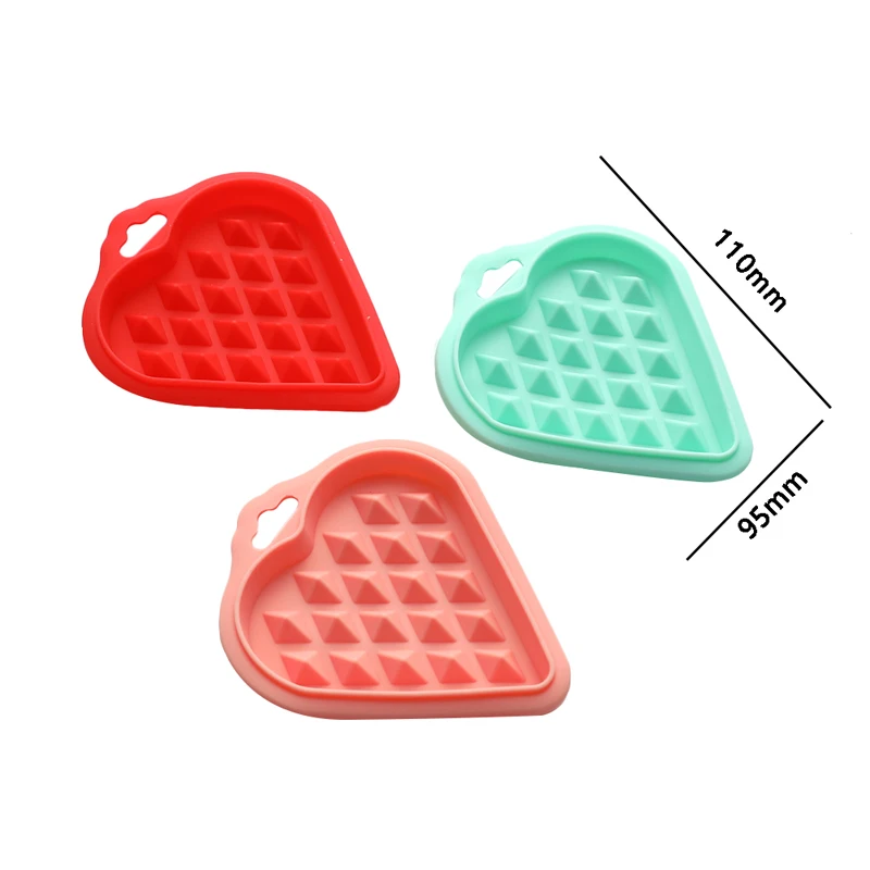 

5pc/Set Silicone Waffle Mould Kitchen Environmental Protection Cake Baking Mold
