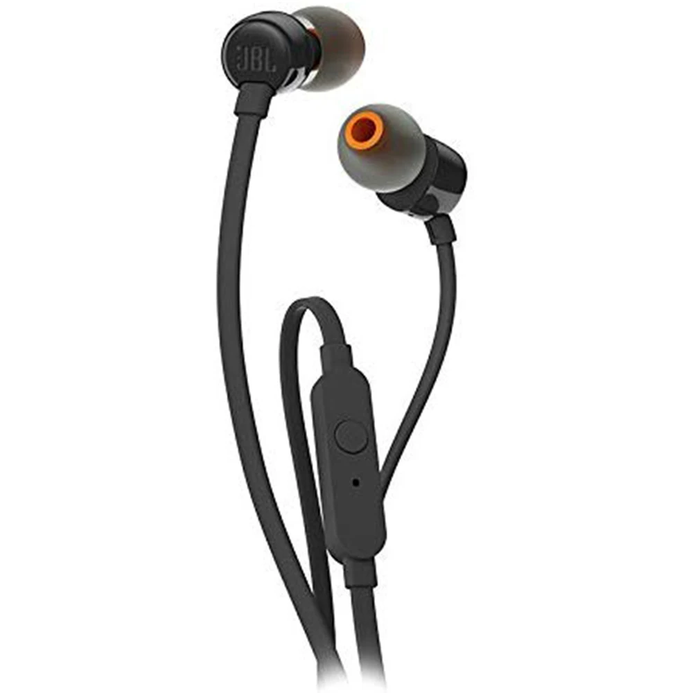 JBL T110 стерео проводные наушники вкладыши 3 5 мм Проводная Спортивная гарнитура с