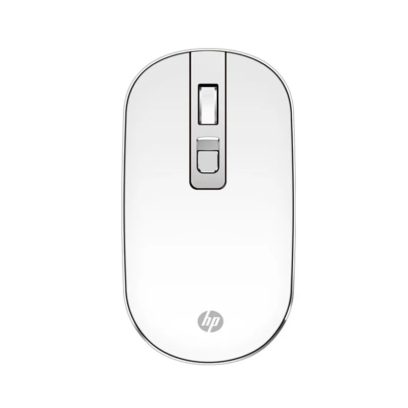 hp S4000 оптический USB 1600 dpi 2,4 ГГц Беспроводная мышь Mute mouse NANO приемник для настольного компьютера Laptp дропшиппинг - Цвет: White HP-S4000