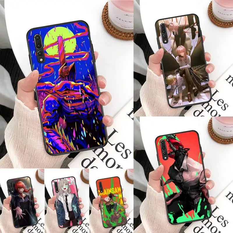 

Chainsaw Man Phone Case For Huawei P9 P30 P10 P20 lite Plus Pro P40lite Psmart Silicone Capa