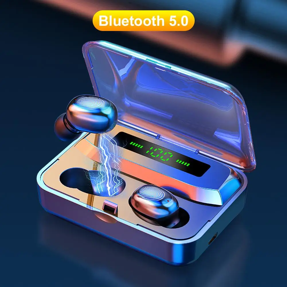 

A1 TWS Bluetooth 5.0 Smart Wireless Waterproof Touch Stereo Earphones with Mic