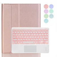touch keyboard with 7 backlits case for ipad 10 2 pro 11 pro 9 7 pro 10 5 smart cover for ipad air 9 7 2017 2018 shell
