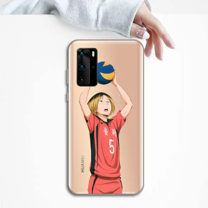 

Kenma Kozume of Haikyuu!! Phone Case Transparent for Huawei P20 P30 P40 honor 8 10i P smart 2019 Samsung A71 A21S S10 20 plus