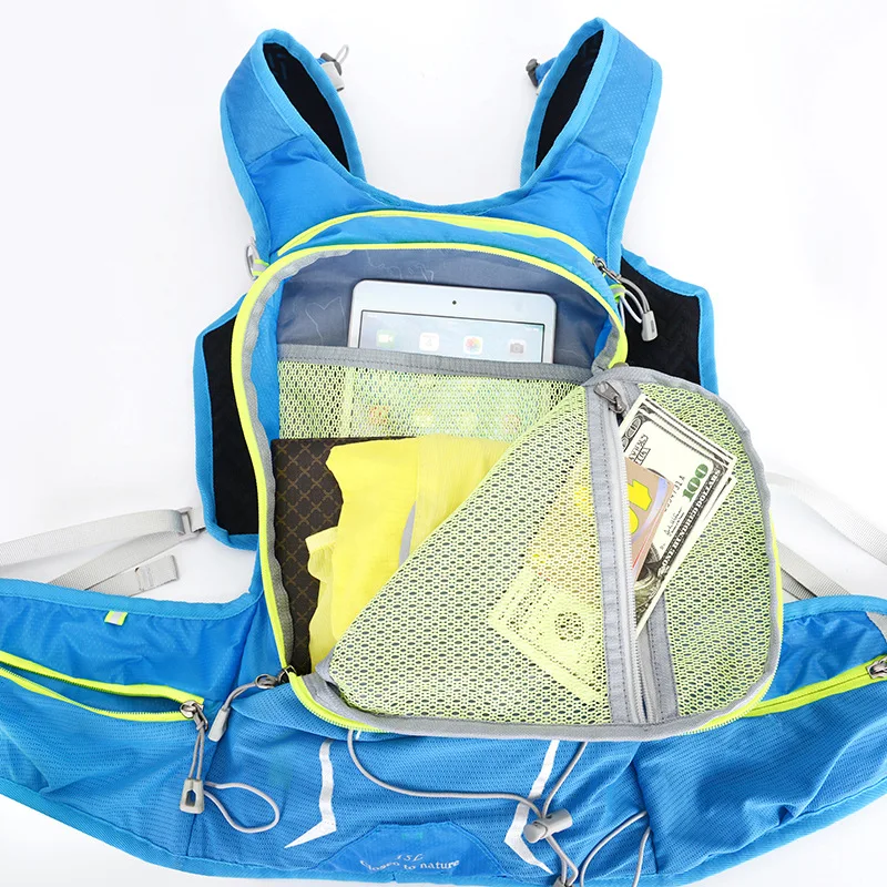 Рюкзак 15л для бега и езды на велосипеде мужчин женщин водонепроницаемый рюкзак