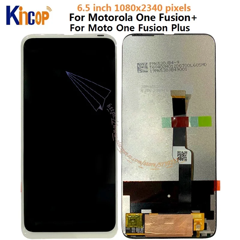 Оригинальный Для Motorola One Fusion + ЖК-дисплей сенсорный экран дигитайзер сборка для