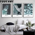 Sea Wavs скандинавские настенные художественные картины на холсте морской пейзаж Современное украшение для дома океан пейзаж плакаты и принты картинки для гостиной