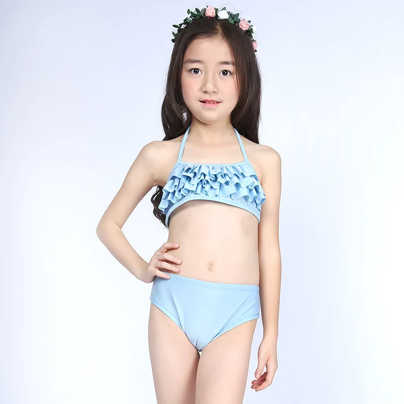 

Bathing Suit Party Cosplay Costumes 3pcs/Children Mermaid Tails for Swimming Little Mermaid Girls Swimsuit Bikini Set