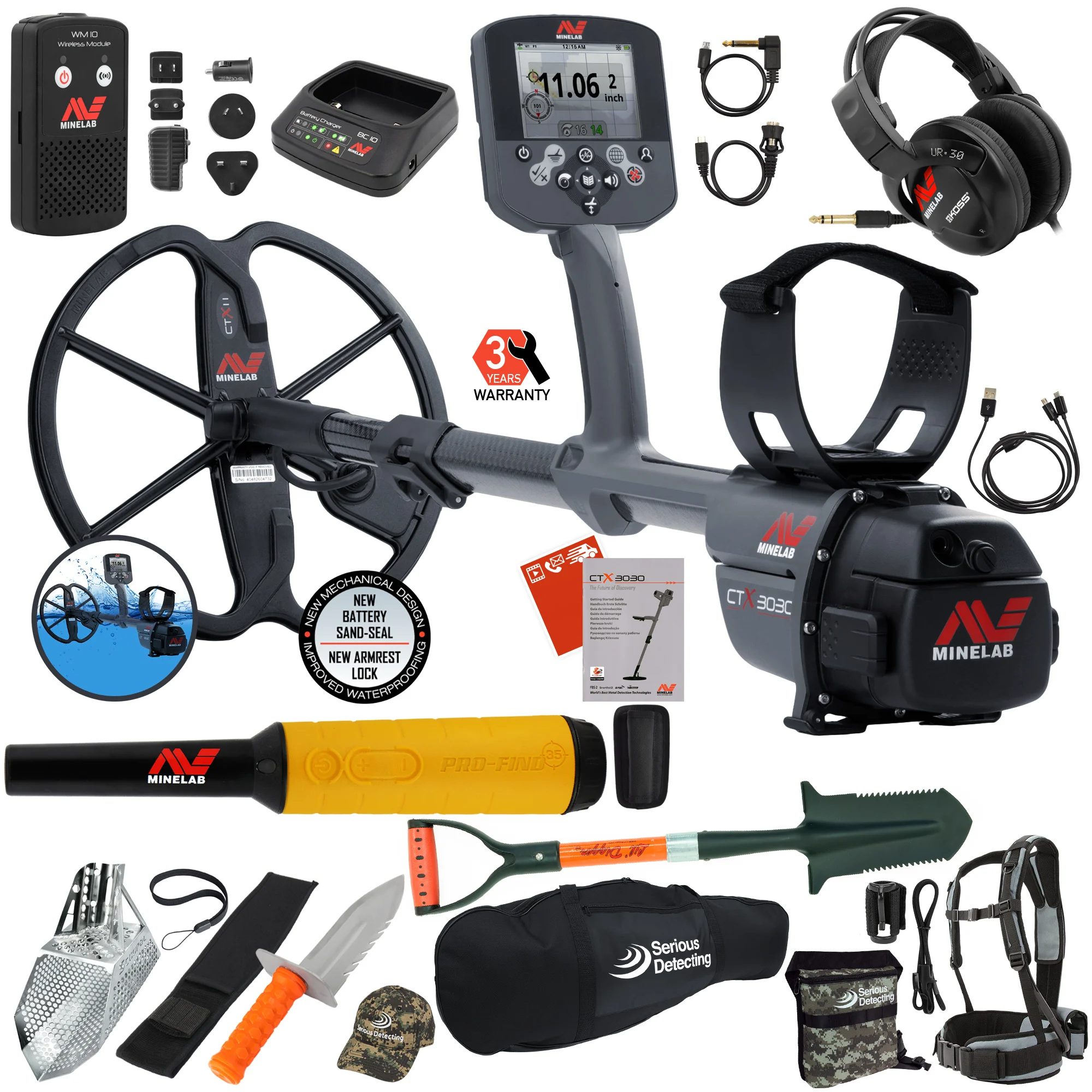 

SPECIAL OFFER BUY TWO GET ONE FREE M inelab CTX 3030 Metal Detector