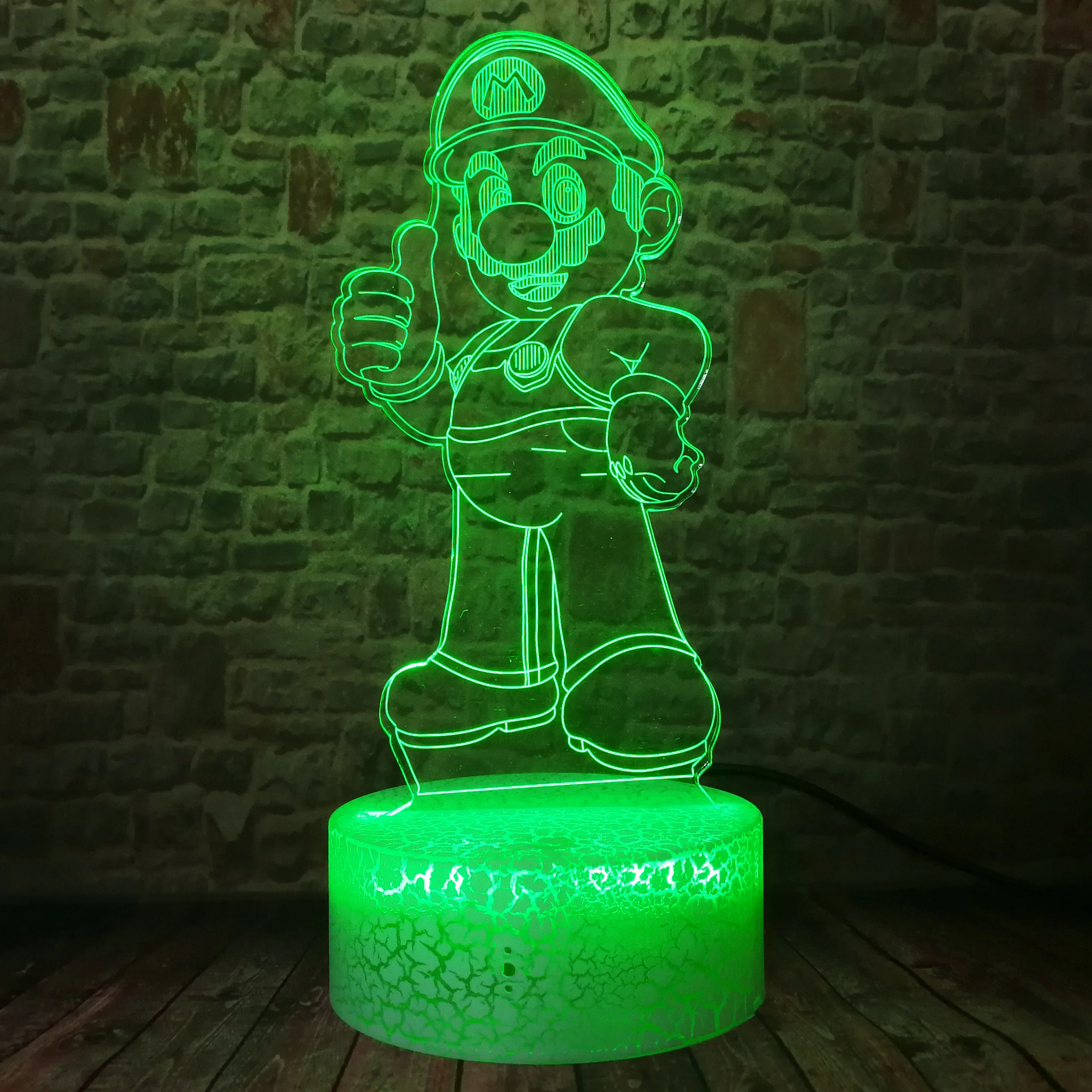 Крутая игра Супер Братья Марио светодиодный 3D светильник украшения дома детская