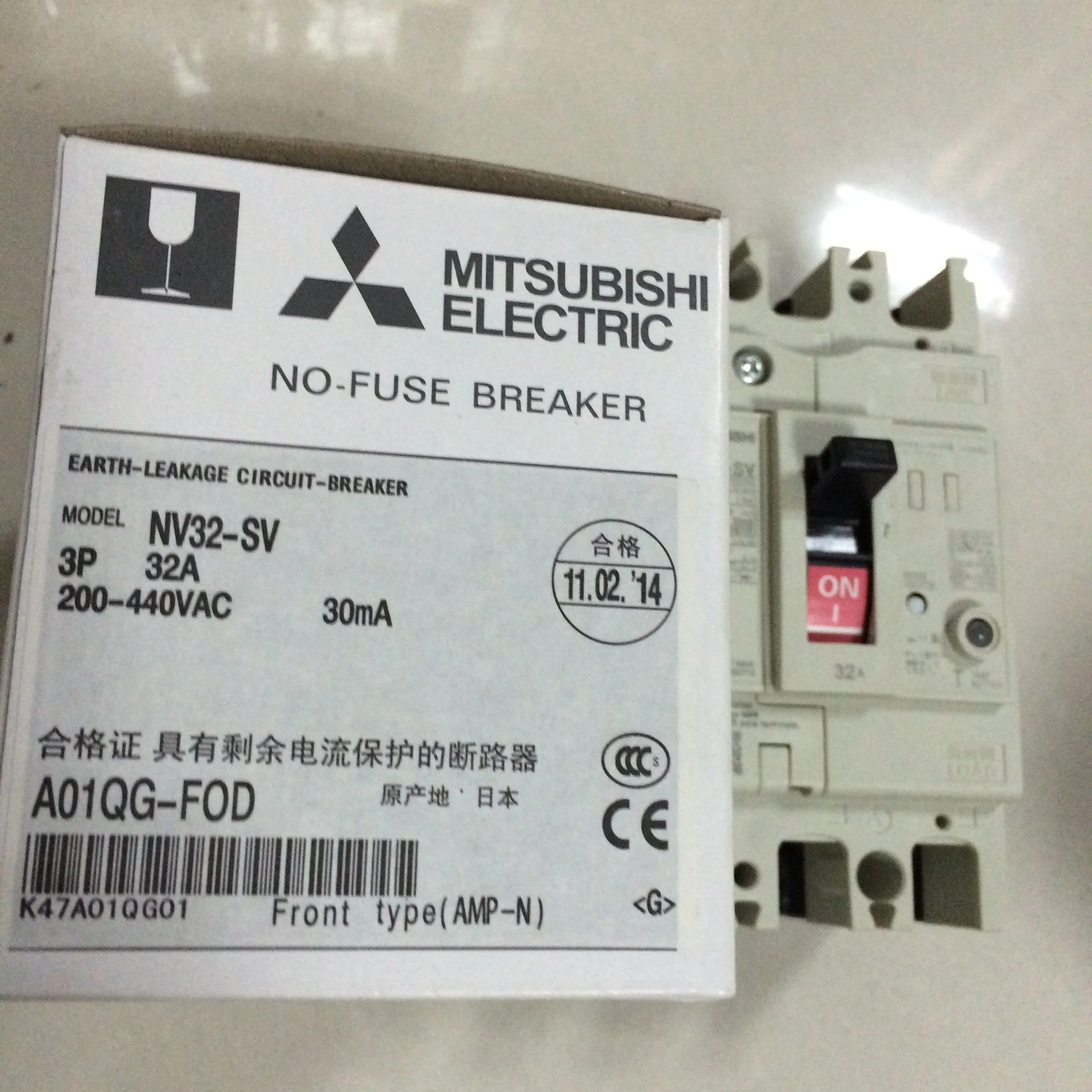 

Высокое качество Япония MITSUBISHI автомат защити цепи NV32-SV NV400-SW