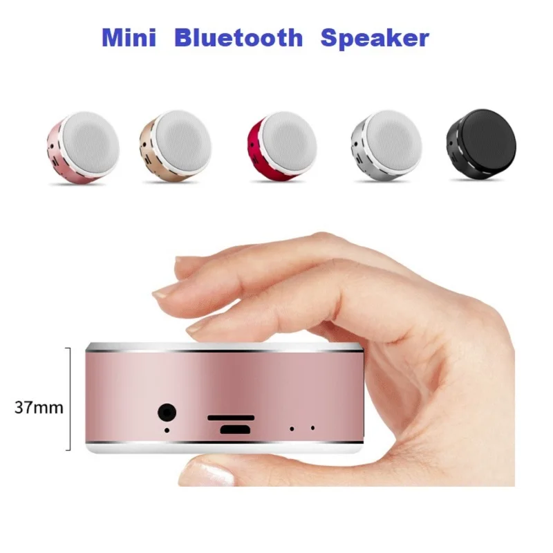 Portable Mini Bluetooth Speaker Wireless Hifi Stereo Music Loud speaker Sound Audio Support USB TF AUX For iphone 11 | Электроника