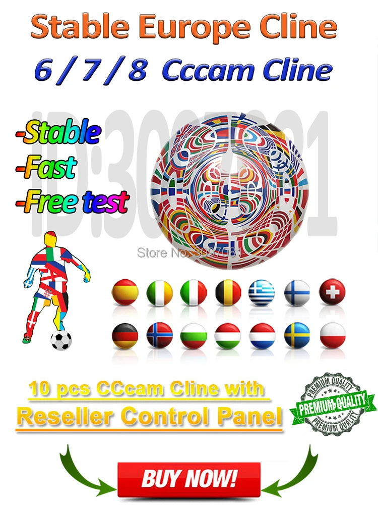 Испания рецептор Cccam Cline 1 год Испания используется для freesat v7 DVB-S2 OScam Cline спутниковый ресивер Европа каналы