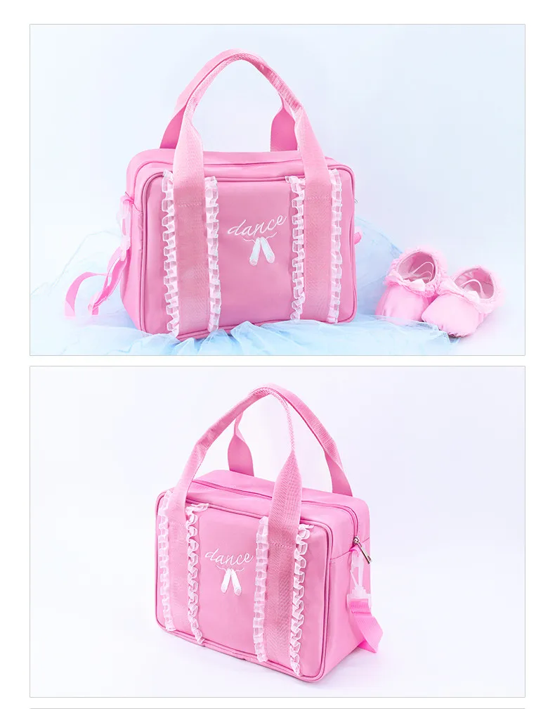 Kawaii, большая емкость, Детская сумка для балета для девочек, нейлоновая парусиновая водонепроницаемая сумка, балетный рюкзак для девочек, для танцев