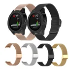 Для Garmin Вену кВ 2 2S смарт часы ремешок для смарт-часов Garmin vivomove 3 3S vivoactive 4 4S 3 Кабели зарядных устройств с Нержавеющаясталь заменить ремень