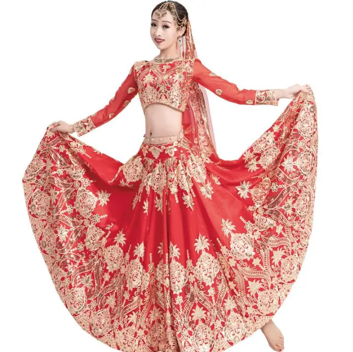 Индийская свадебная одежда индийские сари женский красивый костюм с вышивкой