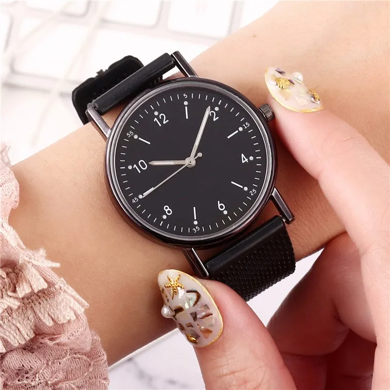 

1pcs Luxury Men Watches Silicone Mesh Belt Fashion Casual Wristwatch Man Business Sport Clock Classic Quartz Watch Women Men