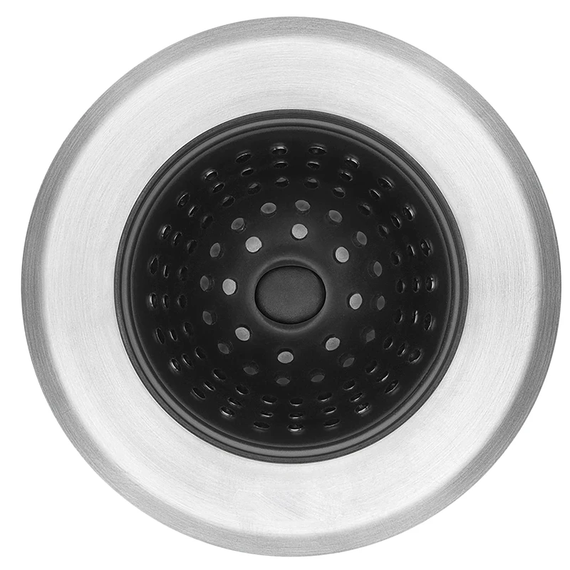 

5Pcs Silicone Coated Iron Floor Drain Kitchen Bathroom Bathtub Floor Drain Sink Sealing Filter Floor Drain Cover