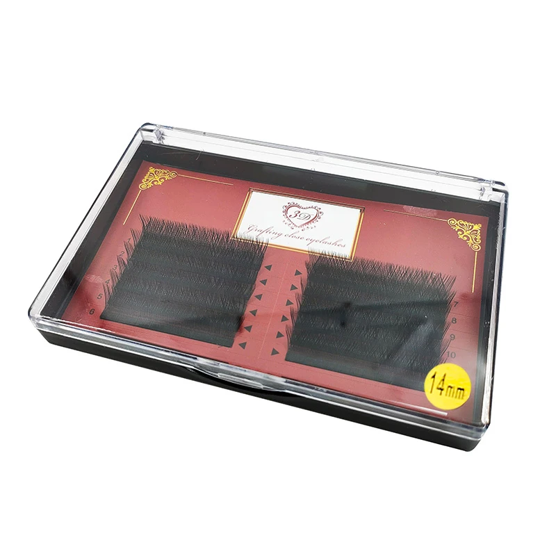 

YY Shape Black Eyelashes Extensions 0.07 YY Premade Two Tip Lashes C Curl High Quality Idividual For Salon Fast Fanning Volume