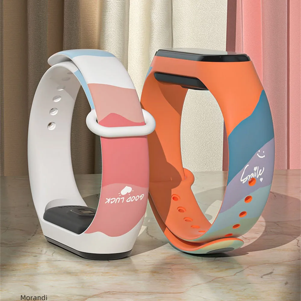 Ремешок для XiaoMi Mi Band 6 5 4 3 NFC браслет мужчин и женщин модный спортивный дышащий