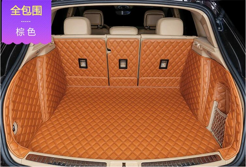 Для Porsche Macan Boxter 2014 2015 2016 2017 2018 2019 2020 полный задний багажник кассетного коврик для